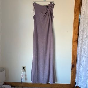Long light purple dress